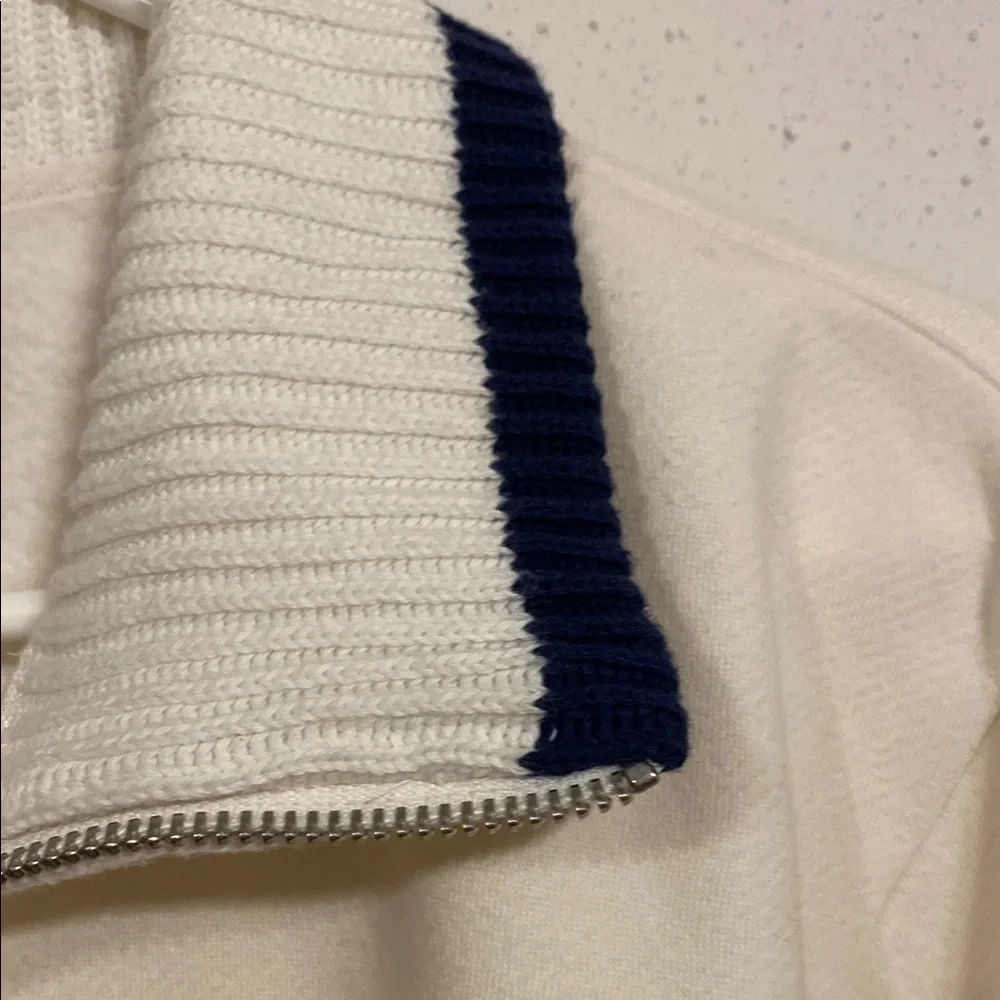 J.Crew Heritage fleece half-zip sweatshirt with contrast trim Size S